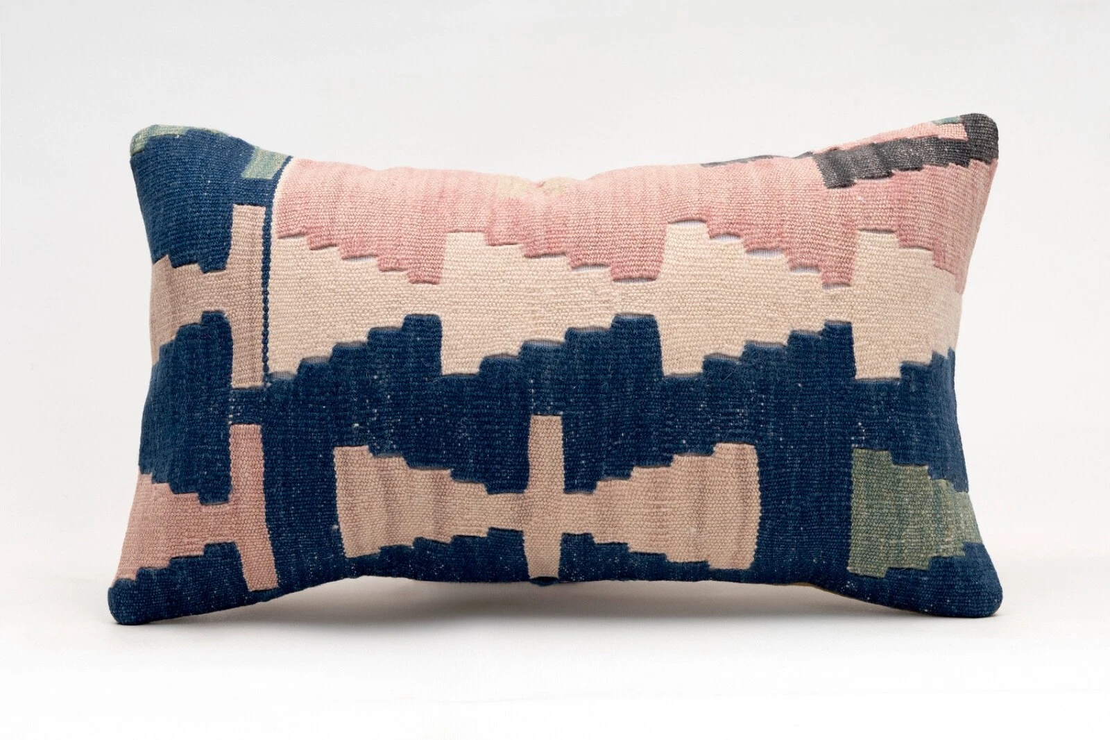 Decorative Pillow Cover, 12x20 in, Kilim Pillow, Turkish Pillow, Sofa Cushion