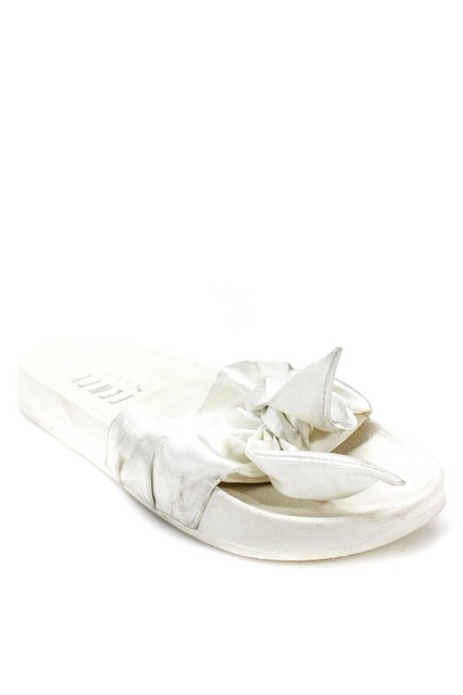 puma sandals white