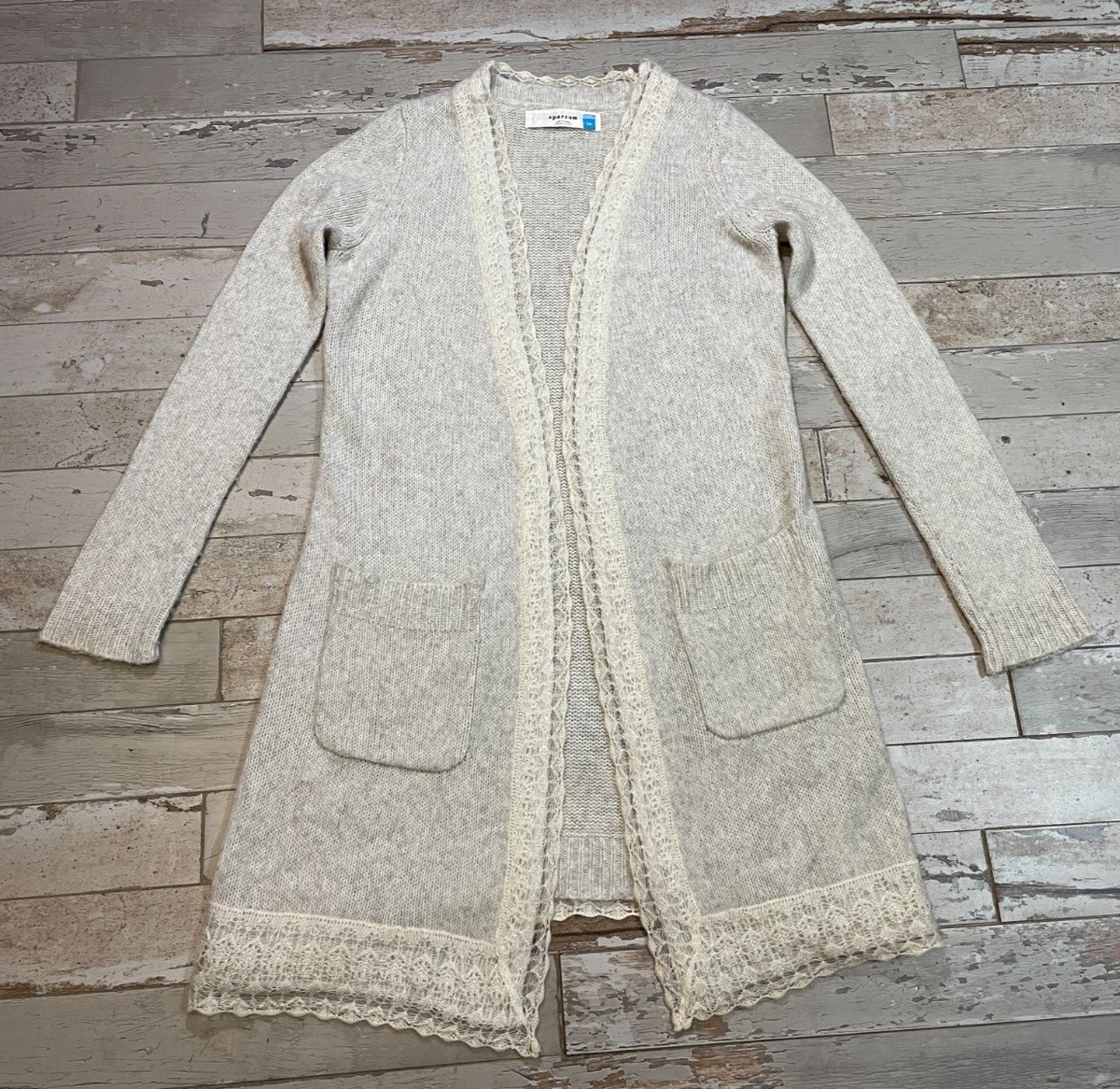 Anthropologie Sparrow Cardigan Sweater Wool Mohair Blend X-Small