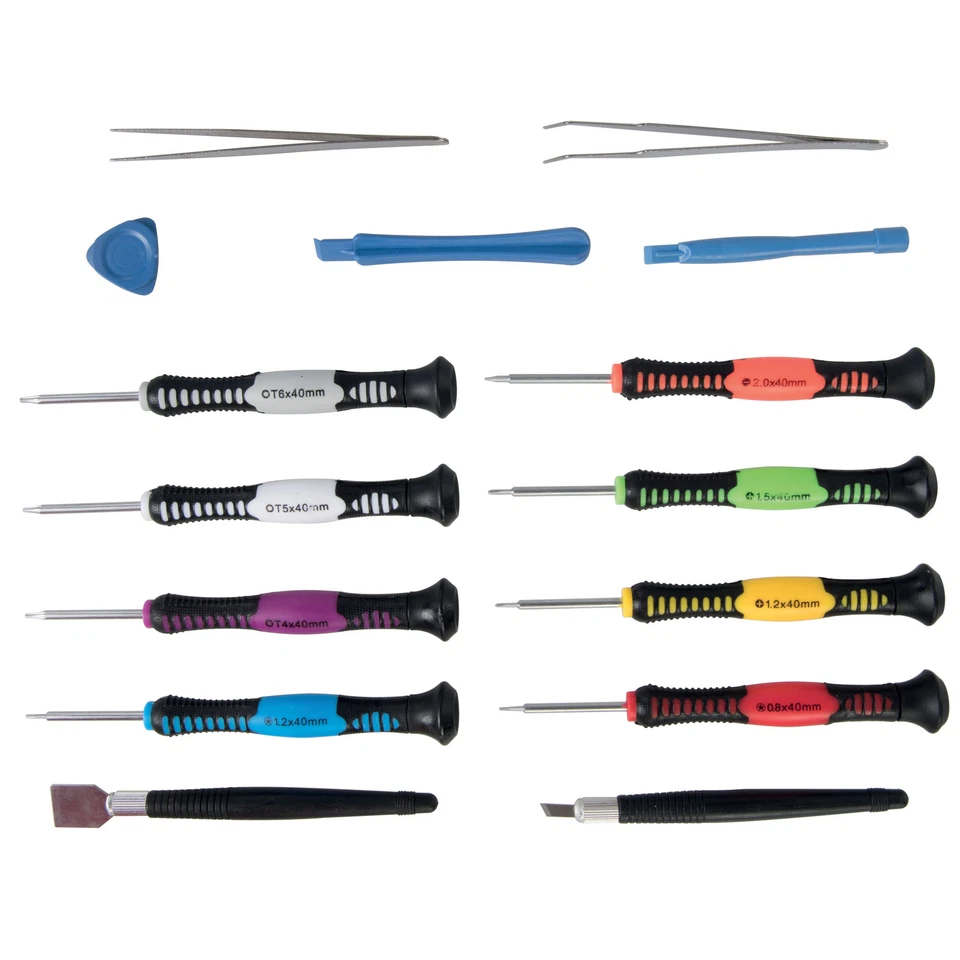 TOP PROMO KIT TOURNEVIS DE PRECISION REPARATION DE TELEPHONE TABLETTE - 16 pcs - Photo 2/3