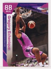 Tarjeta coleccionable de baloncesto Gregory Echenique (FIREBONDS) -2023 B.LEAGUE 1ª mitad