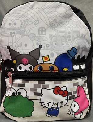 Sanrio Hello Kitty & Friends Kawaii Characters Hide Seek Fun Backpack 10  Bag