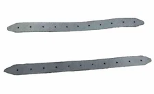 Nash Sports Goal Pads Leather Toe Straps Only [ WHITE 12” PAIR ] Ice Hockey OG