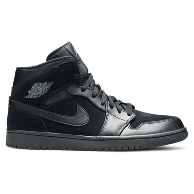 black mids jordan 1