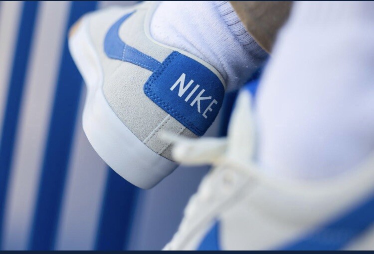 nike sb blazer low gt ivory blue