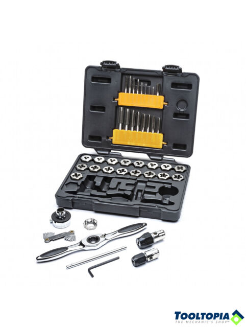 GEARWRENCH 40pc Tap and Die Set Cuts Bolts Engineers Kit