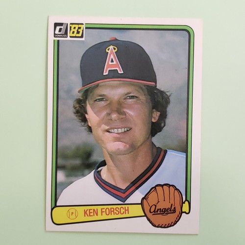 1983 donruss ken forsch 164 california angels baseball card ebay