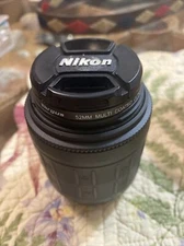 Quantaray AF LD 55-200mm f4-5.6 Macro Nikon Mount Lens Targus 52 MM Ultra Violet