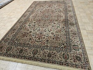 6x9 KARASTAN SAMOVAR TEAWASH MEDALLION 909 100% WOOL RUG - EXCELLENT CONDITION