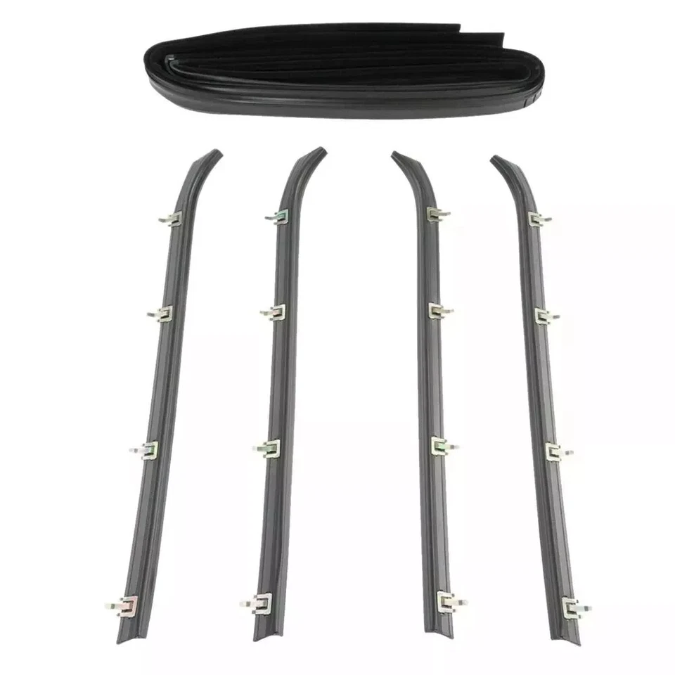Nuevo kit de sellado de resistencia para puerta delantera para Chevy G10 G20 GMC G15 G25 1975-1996 Foto 2 de 4