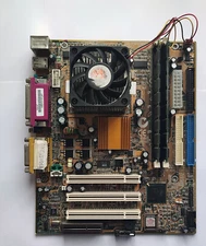ECS P6IWF Mobo with Pentium III 733 MHz CPU and 512MB RAM  - Test OK!