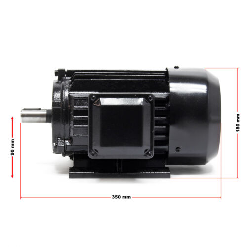 Elektromotor 400V 2-pol. 3-phasig 1,5kW Asynchronmotor Drehstrommotor 2PS Alu - Bild 3 von 6