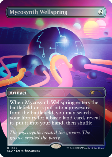 🤖 Secret Lair - Mycosynthwave - FOIL - Mycosynth Golem Lattice Wellspring - MTG - Picture 8 of 9