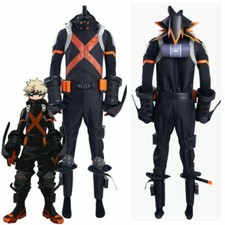 Boku no Hero Academia the Movie 3 World Heroes Katsuki Bakugou Cosplay Costume