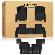 Floor Mats for Mercedes Benz GLS 2013-2019 1st & 2nd & 3rd Row Floor Liner Black