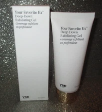 YSE Beauty your favorite ex deep down exfoliating gel 2.5 fl oz New In Box