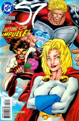 Sovereign Seven (1995) #  28 (8.0-VF) Power Girl, Impulse