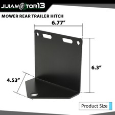 Universal 6" Drop Down Hitch HEAVY DUTY Zero Turn Lawn Mower 4" 5" 6" Holes