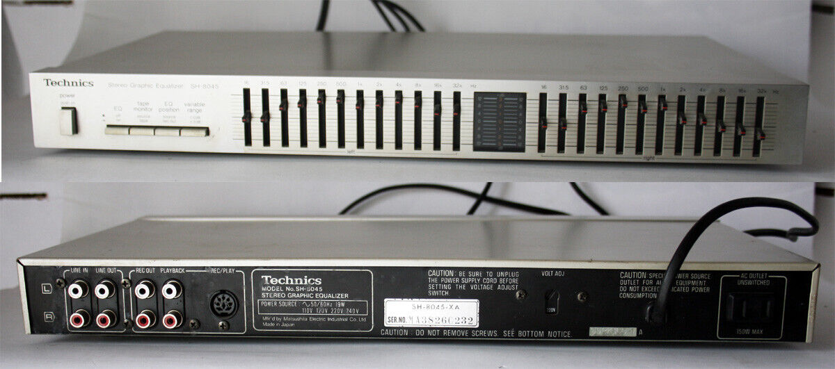 VINTAGE 80'S TECHNICS 12 BAND STEREO GRAPHIC EQUALIZER SH VINTAGE 80'S TECHNICS 12 BAND STEREO GRAPHIC EQUALIZER SH