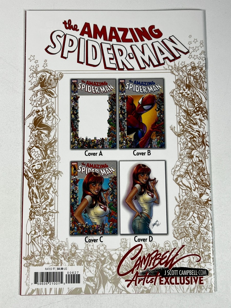 Amazing Spider-Man #6 J Scott Campbell Store Exclusive Virgin 2025
