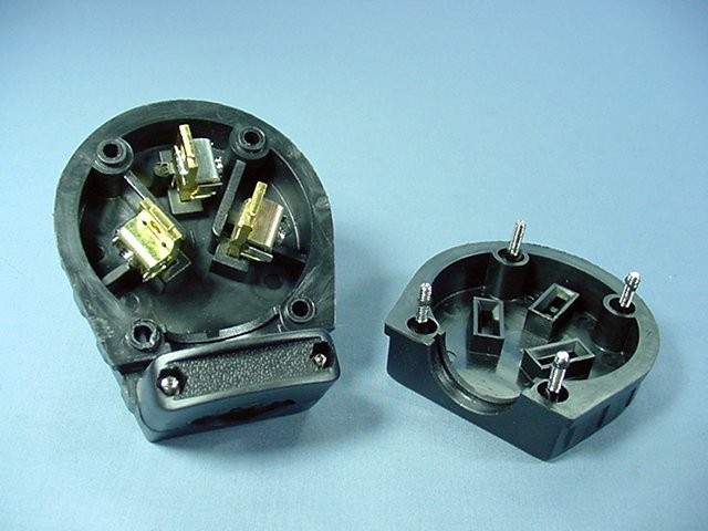 Pass & Seymour 3861 Angle Straight Blade Plug NEMA 10-30P 10-50P 30/50A 125/250V