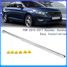 Fender Chrome Garnish Molding Trim RIGHT Passenger Side for Hyundai Sonata 15-17