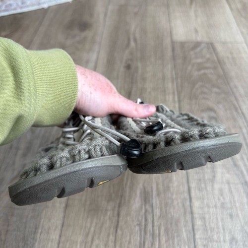 Keen Uneek Classic 2 Cord Sandalen Damen Gr. 7 grau beige taupe - Bild 3 von 9