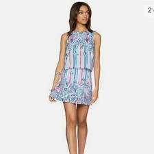 Lilly Pulitzer Donna Skirt Set in Stripes and Streamers Size 4