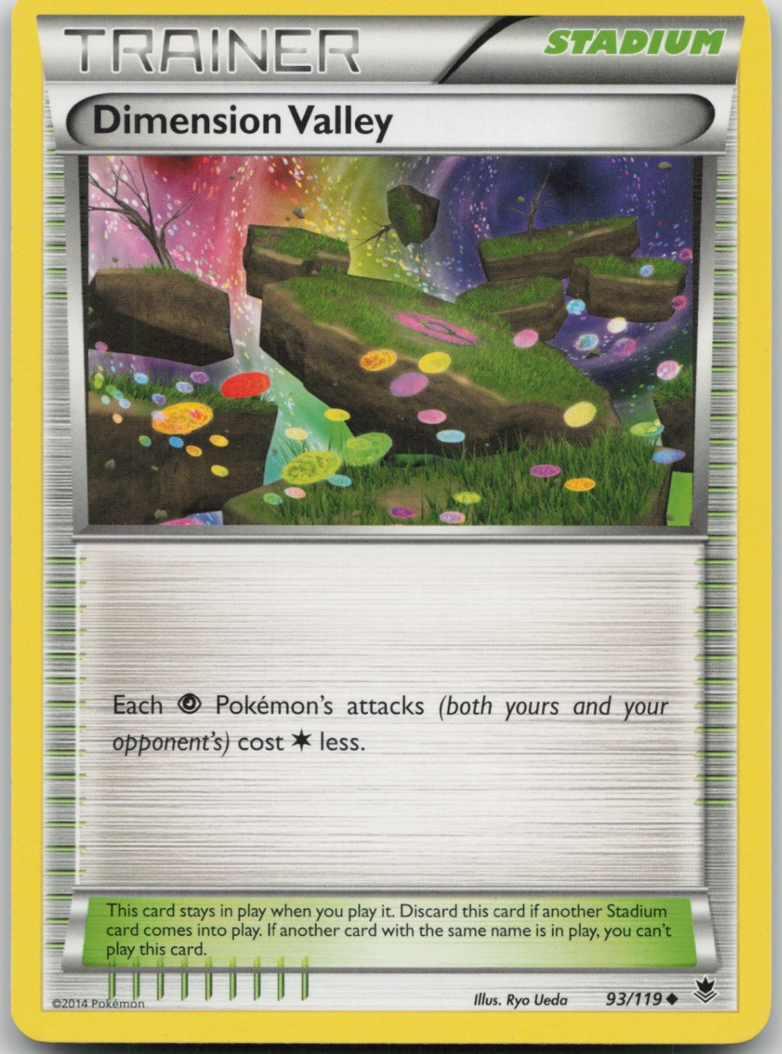 Dimension Valley 93/119 Uncommon XY - Phantom Forces LP Normal