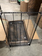 Global Industrial 24425B Nexel Regal 4 Böden schwarz Epoxiddraht 