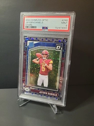 2024 Panini Donruss Optic Rated Rookie Jayden Daniels #248 Stars Prizm (RC)PSA 9