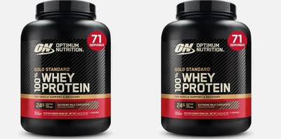 2 (Pack)  Optimum Nutrition Gold Standard 100% Whey Protein, Milk Chocolate, 5lb