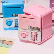 Electronic kids Piggy Bank Cash Coin Box Money Saving Box ATM Toy Kid Mini Safe