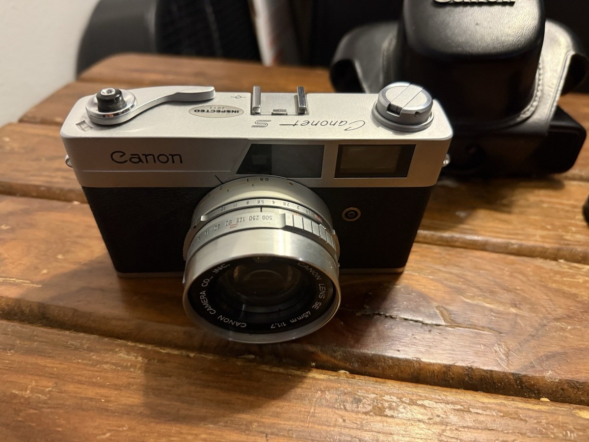 キャノン CANON LENS SE 45㎜ F1.7 CANON Canonet S/ Lens SE 45mm F1.7 UNTESTED AS IS CORROSION
