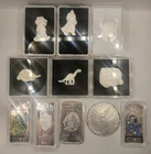 Lot of Mixed Fractional & Oz Silver Bullion Rounds- Almost 4 Oz of .999 Silver