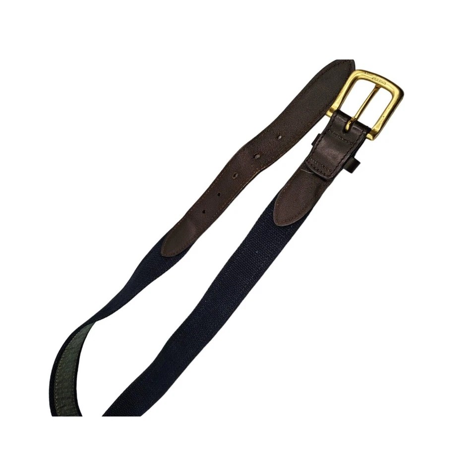 "Cinturón Vineyard Vines para niños verde claro ballenas cuero hebilla de metal talla 26""" Foto 4 de 4