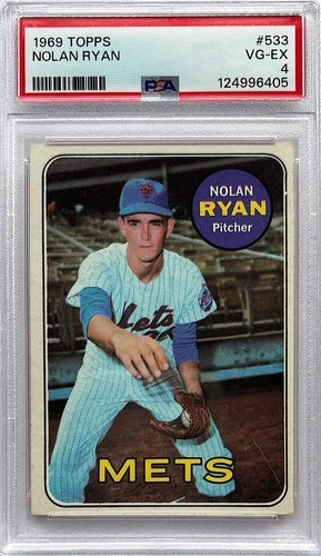 1969 Topps #533 Nolan Ryan PSA 4