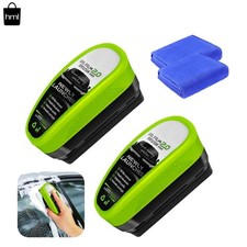 2025 New Automotive Oil Film Cleaning Brush, Clear Vision Glass Cleaner, 2 PACK