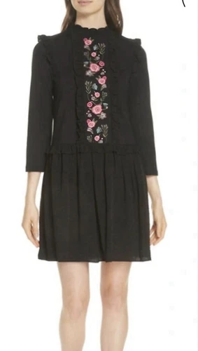 Abito KATE SPADE NY ricamato tecnica mista taglia M