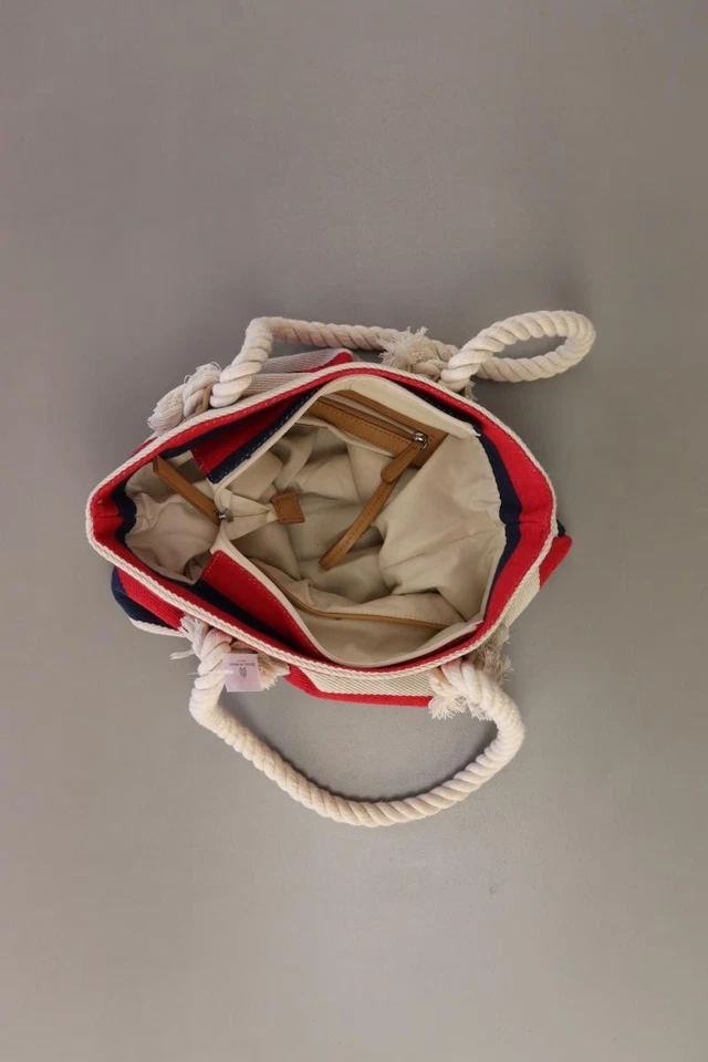 ✅ ara Schultertasche Handtasche für Damen gestreift rot ✅ - Bild 3 von 4