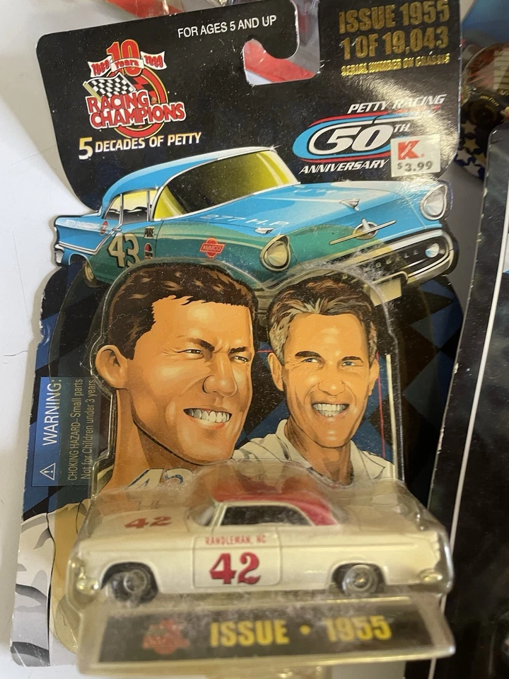 Joe Nemechek Tim Flock Jimmy Spencer Waltrip Petty NASCAR 1990 2000-е лот винтажный - Изображение 3 из 4