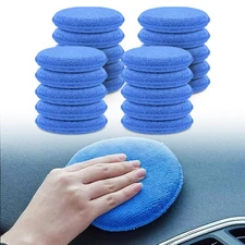 10Pcs/20pcs 5" Car Microfiber Foam Sponge Applicator Pads Car Buffing Polish Wax