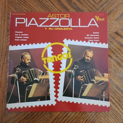 ASTOR PIAZZOLLA Y SU ORQUESTA / TANGOS ~ 1970s French Vogue 500916 Album ~ MINT