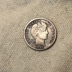 1894 Barber Dime (Fine Condition) 90% Silver Dime QA1054