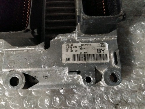 ECU Vauxhall Corsa C 1.0 0261206072 09115111 BY - Picture 2 of 2