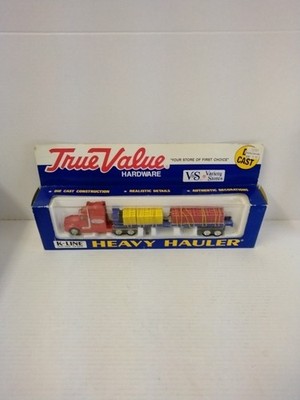 K-Line True Value Hardware Heavy Hauler Truck & Trailer NIB 7601