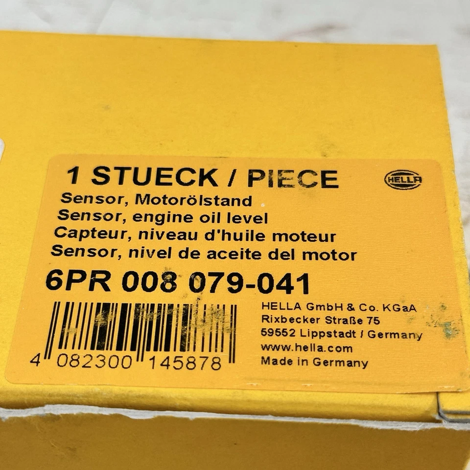 Nuevo sensor de nivel de aceite Hella para Audi A4 1999-05 A6 1998-04 TT 2000-06 6PR00807904 Foto 4 de 4