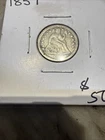 1857 O SEATED LIBERTY DIME BETTER DATE CHOICE XF