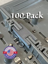 LIONEL O GAUGE FASTRACK  (100) CLIPS CONNECTOR CLAMP Random Color