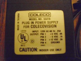 Vintage Colecovision Console 1982 Original - No Controllers - Works With Issues